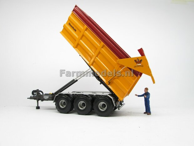 Krampe Haakarm carrier THL 30 L met afzetcontainer Big Body 750 1:32 Wiking WK77826