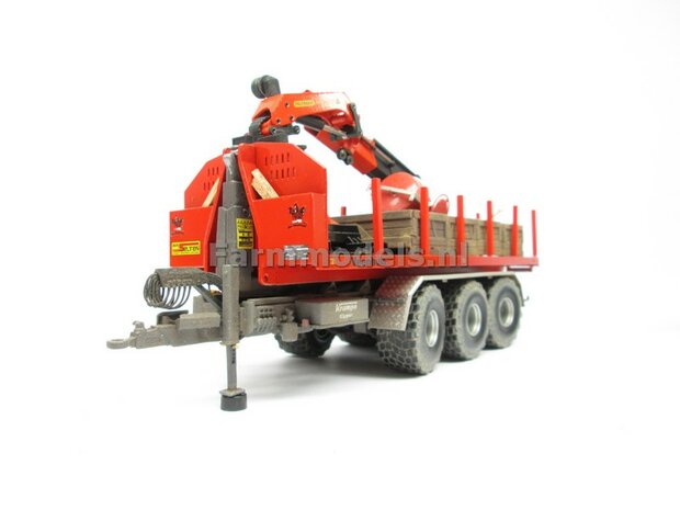 Krampe Haakarm carrier THL 30 L met afzetcontainer Big Body 750 1:32 Wiking WK77826