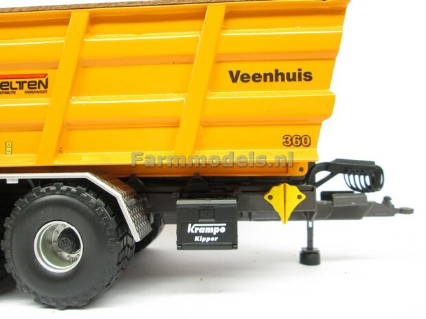 Krampe Haakarm carrier THL 30 L met afzetcontainer Big Body 750 1:32 Wiking WK77826