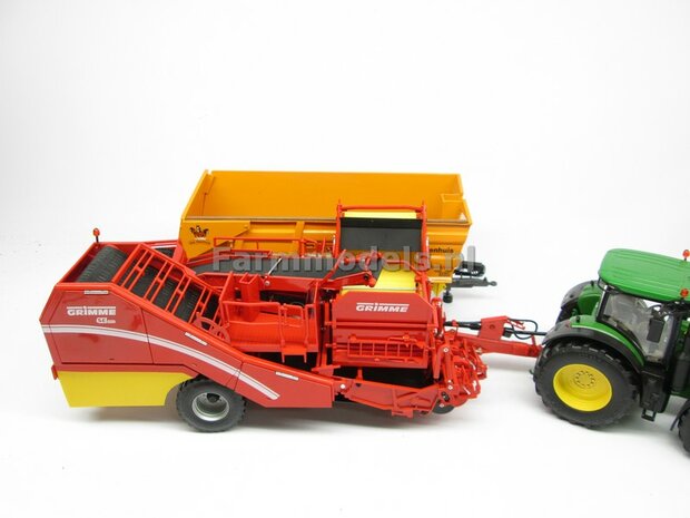 Krampe Haakarm carrier THL 30 L met afzetcontainer Big Body 750 1:32 Wiking WK77826