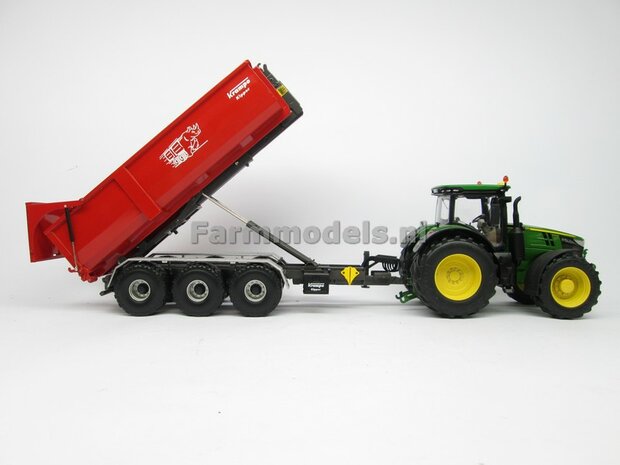 Krampe Haakarm carrier THL 30 L met afzetcontainer Big Body 750 1:32 Wiking WK77826