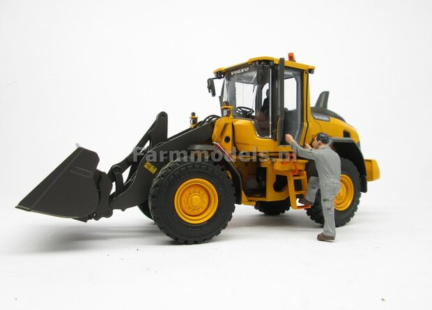 Volvo L60H Shovel 2023, Michelin banden+ Volvo VAB-STD snelwissel + bak 1:32 AT3200120  NB2B  LAST ONE/OP=OP