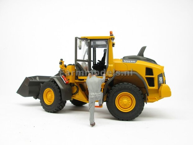 Volvo L60H Shovel 2023, Michelin banden+ Volvo VAB-STD snelwissel + bak 1:32 AT3200120  NB2B  LAST ONE/OP=OP