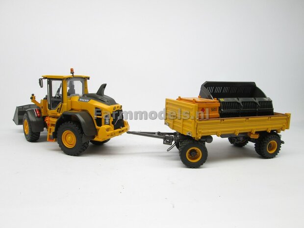 Volvo L60H Shovel 2023, Michelin banden+ Volvo VAB-STD snelwissel + bak 1:32 AT3200120  NB2B  LAST ONE/OP=OP