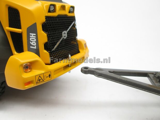 Volvo L60H Shovel 2023, Michelin banden+ Volvo VAB-STD snelwissel + bak 1:32 AT3200120  NB2B  LAST ONE/OP=OP