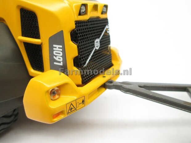 Volvo L60H Shovel 2023, Michelin banden+ Volvo VAB-STD snelwissel + bak 1:32 AT3200120  NB2B  LAST ONE/OP=OP