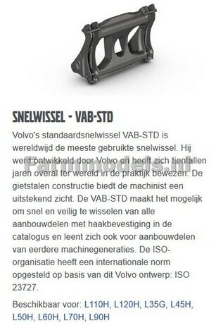 Volvo L60H Shovel 2023, Michelin banden+ Volvo VAB-STD snelwissel + bak 1:32 AT3200120  NB2B  LAST ONE/OP=OP