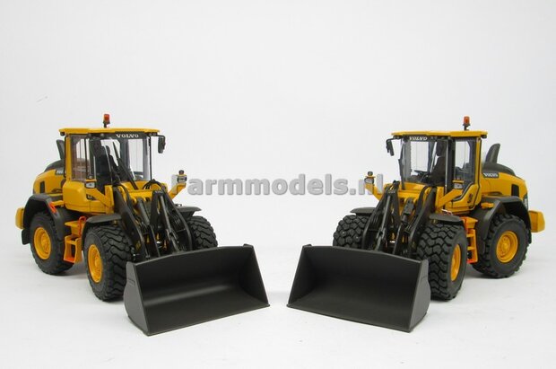 2x Brede Shovel banden,  &Oslash; 47 mm geschikt voor velgen Volvo L serie agri Collectables/ Farmmodels 1:32   