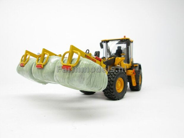 BOUWKIT: MEIJER balenklem Jumbo CKM 3 BOUWKIT voor o.a. snelwissel koppeling 510005 t/m 510095 &amp; Volvo VAB-STD van AT &amp; Claas Torion/ Liebherr L 556 van Wiking modellen 1:32 (HTD)