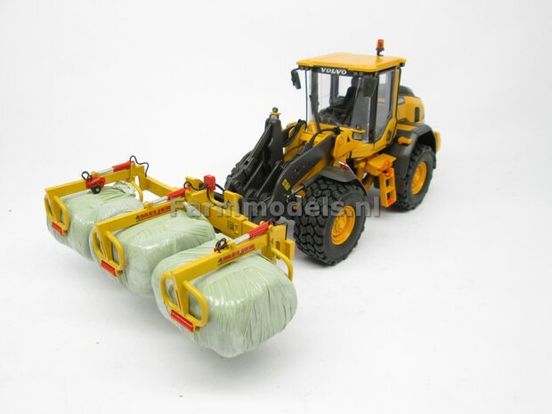 BOUWKIT: MEIJER balenklem Jumbo CKM 3 BOUWKIT voor o.a. snelwissel koppeling 510005 t/m 510095 &amp; Volvo VAB-STD van AT &amp; Claas Torion/ Liebherr L 556 van Wiking modellen 1:32 (HTD)