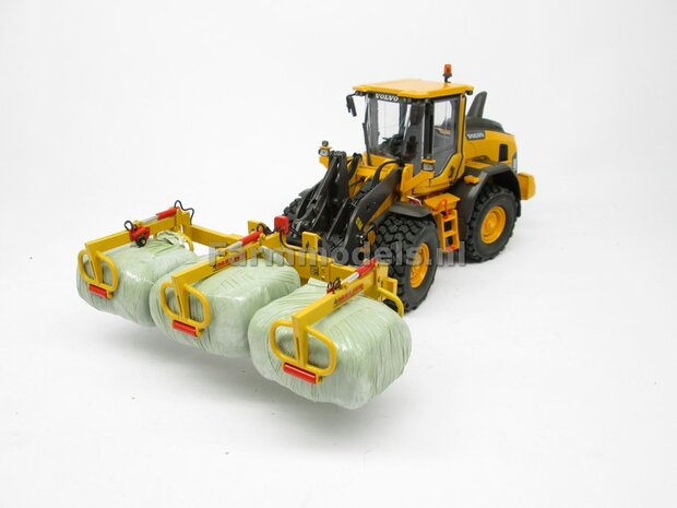 BOUWKIT: MEIJER balenklem Jumbo CKM 3 BOUWKIT voor o.a. snelwissel koppeling 510005 t/m 510095 &amp; Volvo VAB-STD van AT &amp; Claas Torion/ Liebherr L 556 van Wiking modellen 1:32 (HTD)