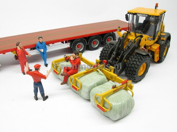 BOUWKIT: MEIJER balenklem Jumbo CKM 3 BOUWKIT voor o.a. snelwissel koppeling 510005 t/m 510095 &amp; Volvo VAB-STD van AT &amp; Claas Torion/ Liebherr L 556 van Wiking modellen 1:32 (HTD)