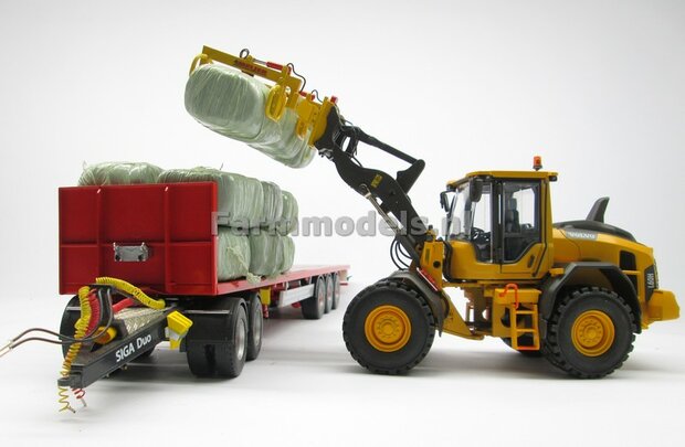 BOUWKIT: MEIJER balenklem Jumbo CKM 3 BOUWKIT voor o.a. snelwissel koppeling 510005 t/m 510095 &amp; Volvo VAB-STD van AT &amp; Claas Torion/ Liebherr L 556 van Wiking modellen 1:32 (HTD)