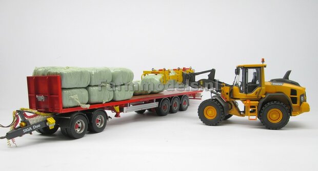 BOUWKIT: MEIJER balenklem Jumbo CKM 3 BOUWKIT voor o.a. snelwissel koppeling 510005 t/m 510095 &amp; Volvo VAB-STD van AT &amp; Claas Torion/ Liebherr L 556 van Wiking modellen 1:32 (HTD)