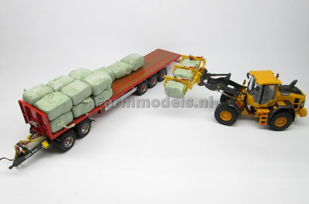 BOUWKIT: MEIJER balenklem Jumbo CKM 3 BOUWKIT voor o.a. snelwissel koppeling 510005 t/m 510095 &amp; Volvo VAB-STD van AT &amp; Claas Torion/ Liebherr L 556 van Wiking modellen 1:32 (HTD)