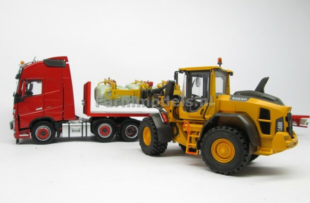 BOUWKIT: MEIJER balenklem Jumbo CKM 3 BOUWKIT voor o.a. snelwissel koppeling 510005 t/m 510095 &amp; Volvo VAB-STD van AT &amp; Claas Torion/ Liebherr L 556 van Wiking modellen 1:32 (HTD)