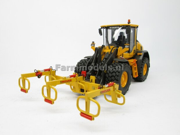 BOUWKIT: MEIJER balenklem Jumbo CKM 3 BOUWKIT voor o.a. snelwissel koppeling 510005 t/m 510095 &amp; Volvo VAB-STD van AT &amp; Claas Torion/ Liebherr L 556 van Wiking modellen 1:32 (HTD)