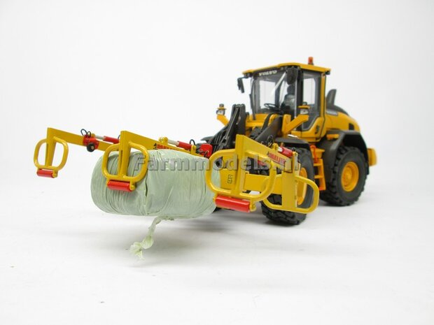 BOUWKIT: MEIJER balenklem Jumbo CKM 3 BOUWKIT voor o.a. snelwissel koppeling 510005 t/m 510095 &amp; Volvo VAB-STD van AT &amp; Claas Torion/ Liebherr L 556 van Wiking modellen 1:32 (HTD)