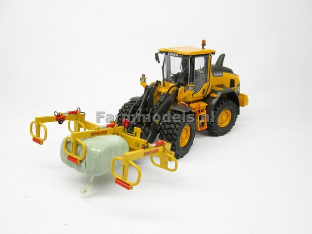 BOUWKIT: MEIJER balenklem Jumbo CKM 3 BOUWKIT voor o.a. snelwissel koppeling 510005 t/m 510095 &amp; Volvo VAB-STD van AT &amp; Claas Torion/ Liebherr L 556 van Wiking modellen 1:32 (HTD)