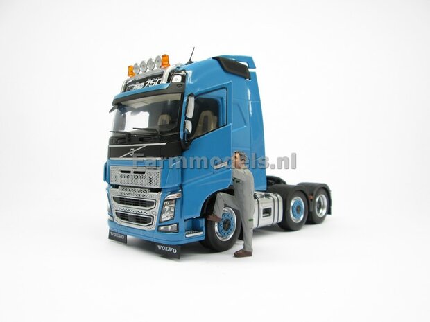 Sleep-/stuur-/lift as + Chassis deel t.b.v. VOLVO FH16 MarGe Models chassis BOUWKIT 1:32 (HTD)