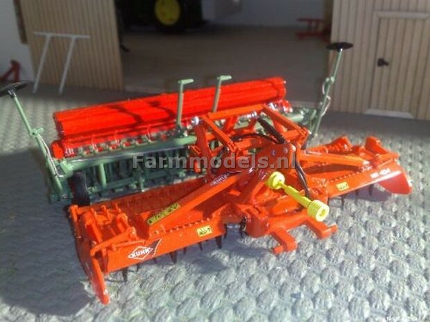 KUHN HR404 Power Harrow rotorkopeg  1:32 Replicagri REP016    