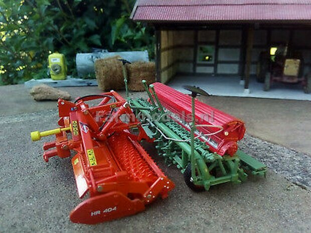 COMBI SET: Kuhn HR 404 rotorkopeg + Nodet GC zaaimachine 1:32   REP012 + REP016   NB2B   