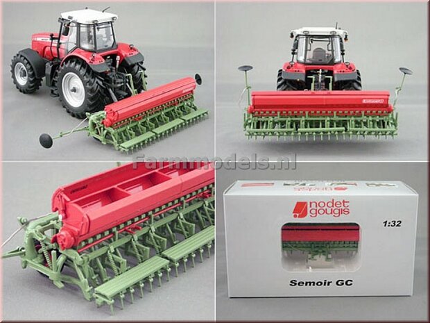 COMBI SET: Kuhn HR 404 rotorkopeg + Nodet GC zaaimachine 1:32   REP012 + REP016   NB2B   