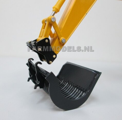 Puinriek Grof BOUWKIT voor snelwisselset 68000-68025 Rupskraan ROS New Holland / Hitachi 1:32 (HTD)