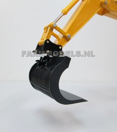 Puinriek Grof BOUWKIT voor snelwisselset 68000-68025 Rupskraan ROS New Holland / Hitachi 1:32 (HTD)