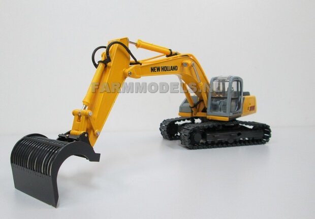 Puinriek Grof BOUWKIT voor snelwisselset 68000-68025 Rupskraan ROS New Holland / Hitachi 1:32 (HTD)