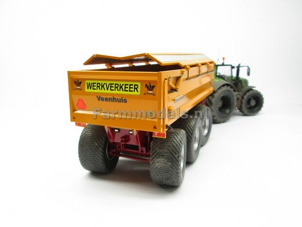 2x WERKVERKEER stickers 10 mm hoog Pr&eacute;-Cut Decals 1:32 Farmmodels.nl