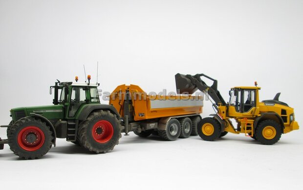 Opties Volvo L60H Shovel/ Voorbeeld foto&#039;s + VAB-STD snelwissel Brede banden etc. 1:32  AT3200120 