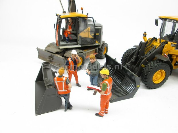 Opties Volvo L60H Shovel/ Voorbeeld foto&#039;s + VAB-STD snelwissel Brede banden etc. 1:32  AT3200120 