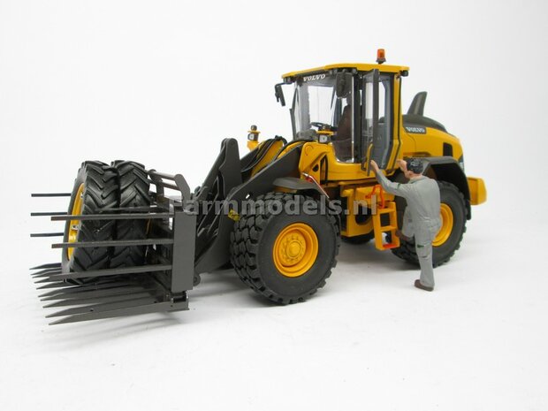 Opties Volvo L60H Shovel/ Voorbeeld foto&#039;s + VAB-STD snelwissel Brede banden etc. 1:32  AT3200120 