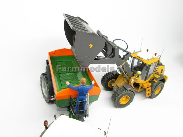 Opties Volvo L60H Shovel/ Voorbeeld foto&#039;s + VAB-STD snelwissel Brede banden etc. 1:32  AT3200120 