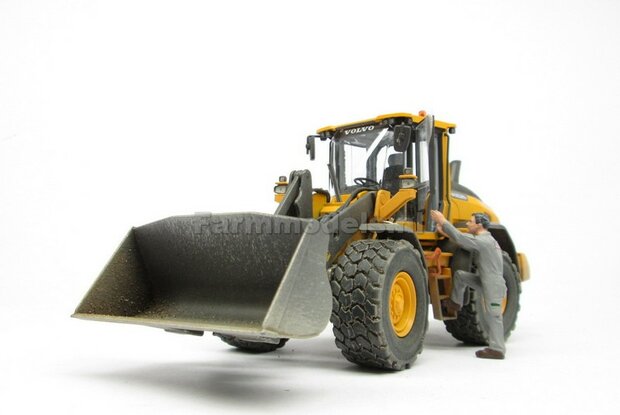 Opties Volvo L60H Shovel/ Voorbeeld foto&#039;s + VAB-STD snelwissel Brede banden etc. 1:32  AT3200120 