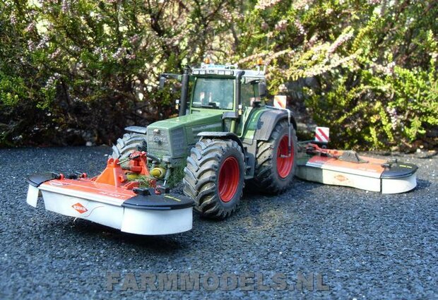 166. Loonbedrijf Vercant Belgie met Fendt 824 + Tripple maaier