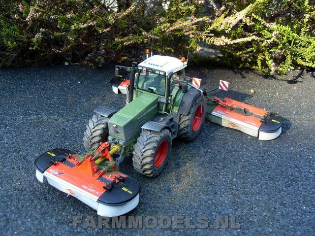 166. Loonbedrijf Vercant Belgie met Fendt 824 + Tripple maaier