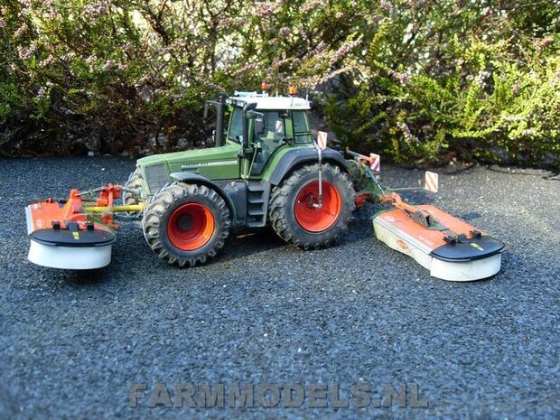 166. Loonbedrijf Vercant Belgie met Fendt 824 + Tripple maaier