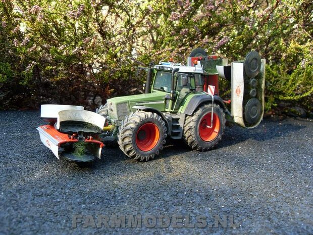 166. Loonbedrijf Vercant Belgie met Fendt 824 + Tripple maaier