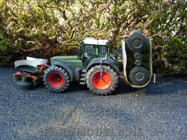 166. Loonbedrijf Vercant Belgie met Fendt 824 + Tripple maaier