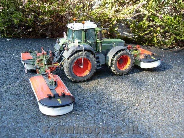 166. Loonbedrijf Vercant Belgie met Fendt 824 + Tripple maaier