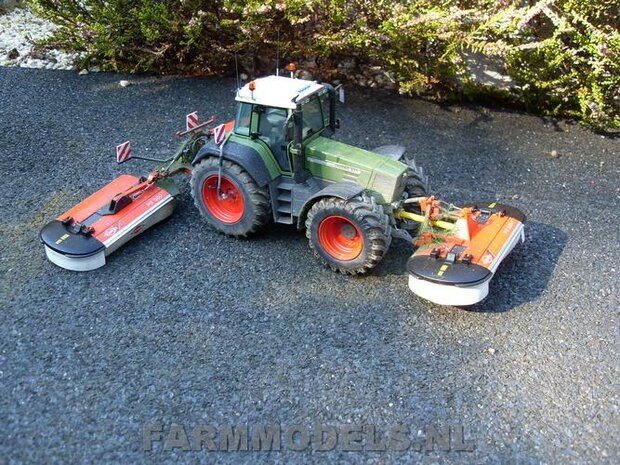 166. Loonbedrijf Vercant Belgie met Fendt 824 + Tripple maaier