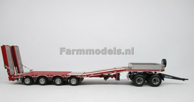 Rebuilt Siga DUO Dolly Siku Farmmodels vrachtwagen dubbellucht banden 1:32  SK2887-R