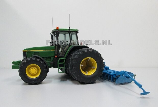 349. John Deere 7710 dubbellucht met Lemken rotorkopeg