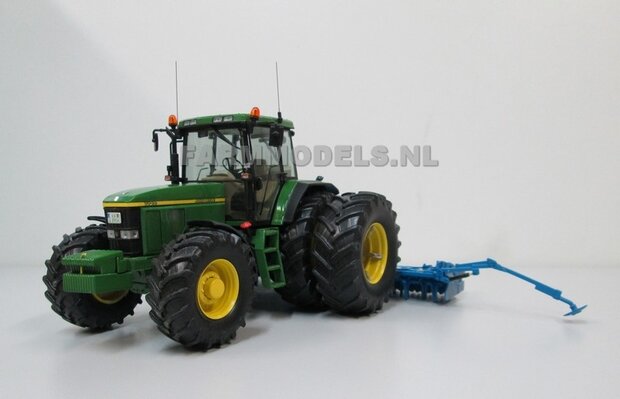 349. John Deere 7710 dubbellucht met Lemken rotorkopeg