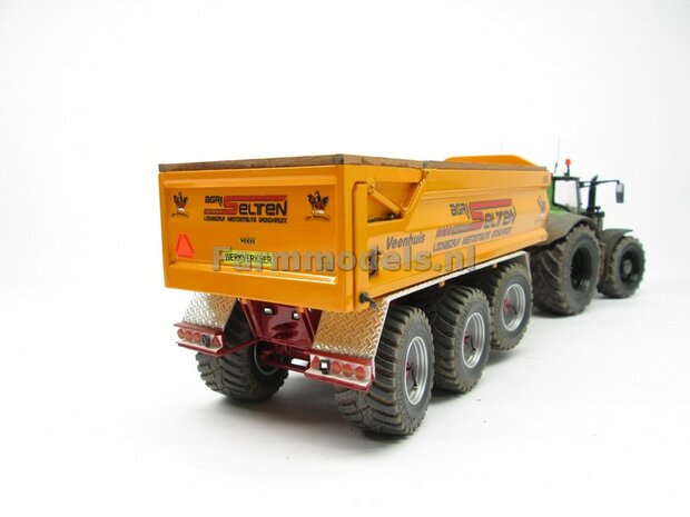 2x Veenhuis Zwart op Transparant 40 mm breed Pr&eacute;-Cut Decals 1:32 Farmmodels.nl