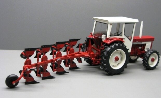 Case-IH 155 - 4 Schaar Wentelploeg 1:32 Replicagri  REP103 