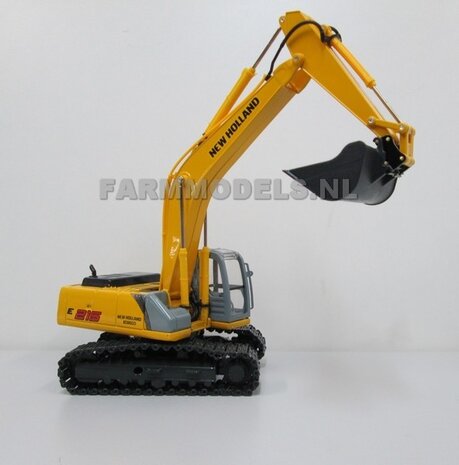 Slotenbak/ afwerkbak 90mm breed, geschikt voor snelwisselset 68000-68025 Rupskraan ROS New Holland / Hitachi / etc. 1:32