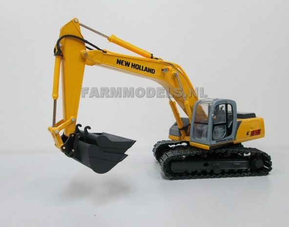 Slotenbak/ afwerkbak 70mm breed, geschikt voor snelwisselset 68000-68025 Rupskraan ROS New Holland / Hitachi / etc. 1:32         